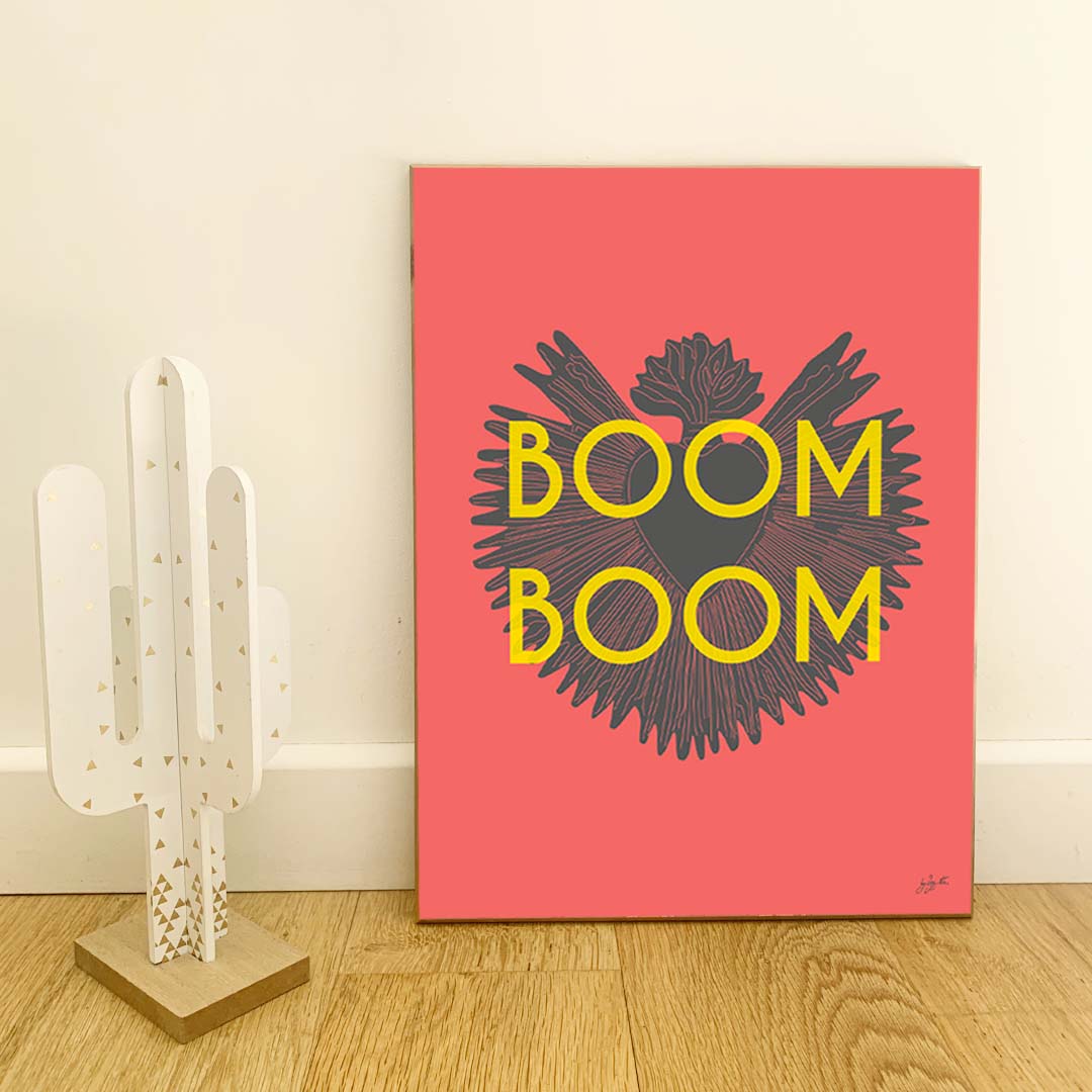 Boom Boom terracotta - Laminé