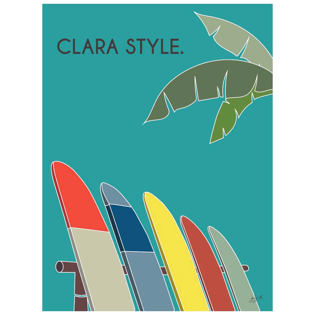 Surf Style. personnalisé - Laminé