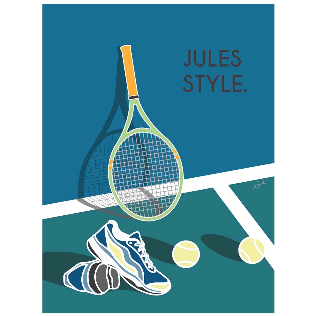 Tennis style. US Open personnalisé - Laminé