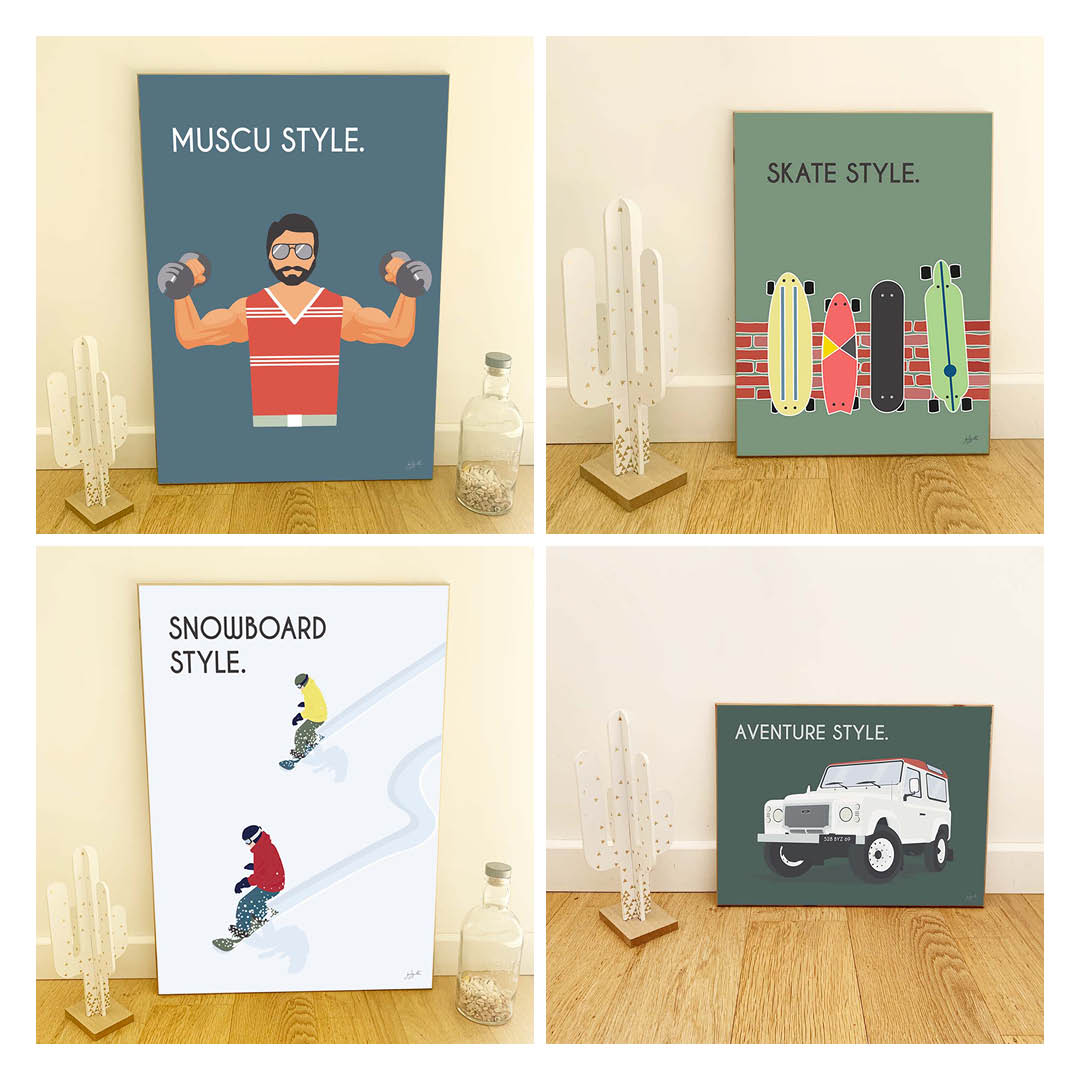 Cadeau Ado Garçon Original & Personnalisé | Affiche en Bois Stylée – Byzygottes