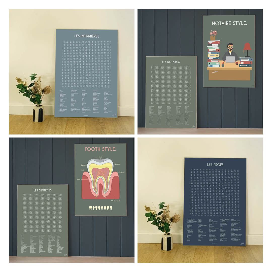 Cadeau Collègue Personnalisé | Affiche en Bois Unique & Originale – Byzygottes