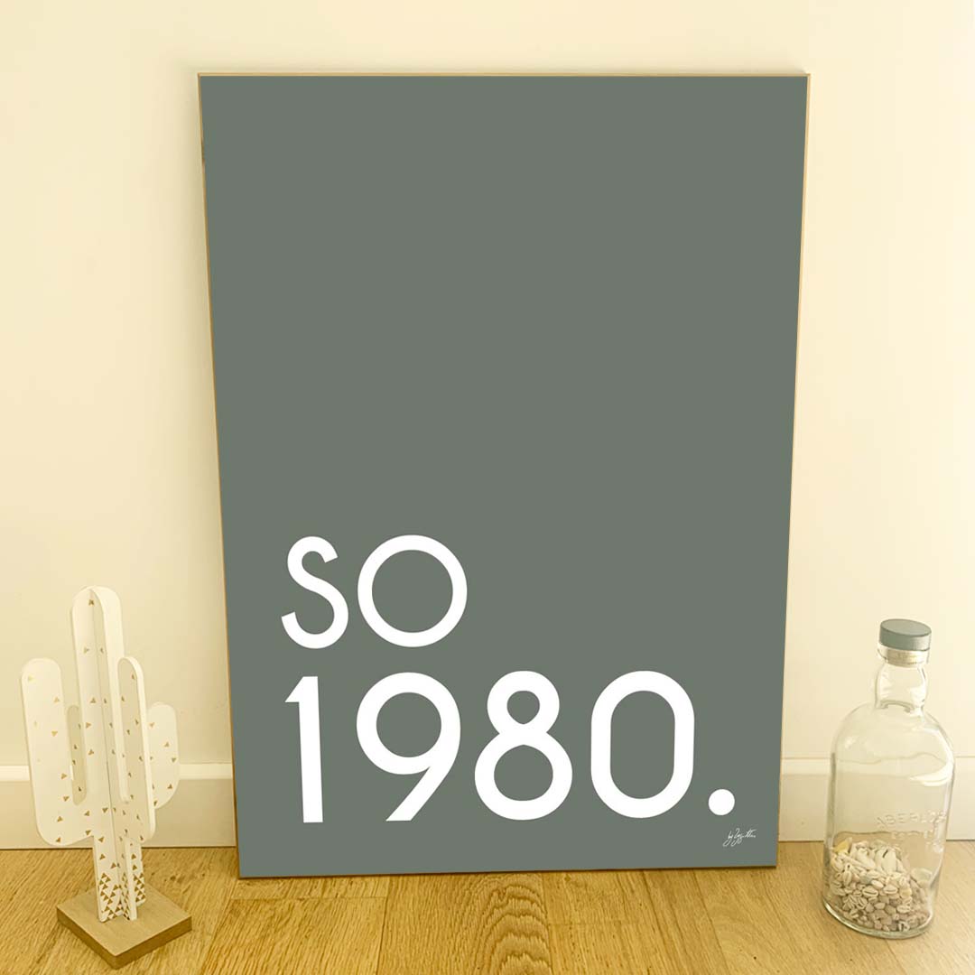 So 1980. laminé