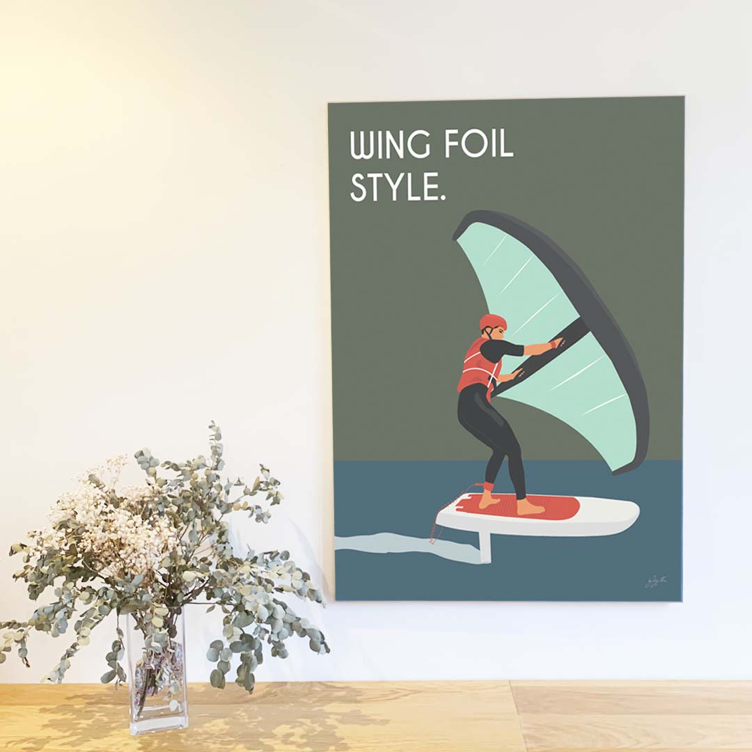 Wing foil Style. Laminé