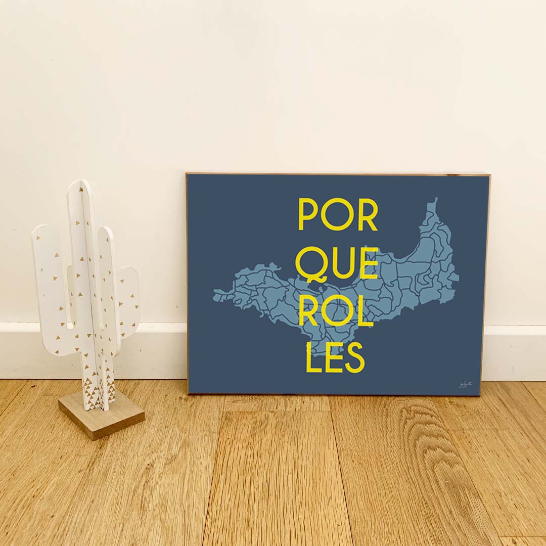 Affiche Porquerolles Méditerranée – décoration murale inspirée des plages et paysages de l’île de Porquerolles