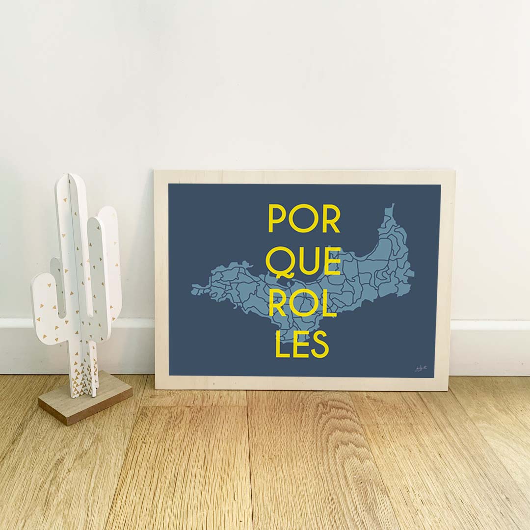 Affiche Porquerolles Méditerranée – décoration murale inspirée des plages et paysages de l’île de Porquerolles.  