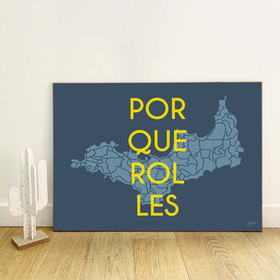 Affiche Porquerolles Méditerranée – décoration murale inspirée des plages et paysages de l’île de Porquerolles.  