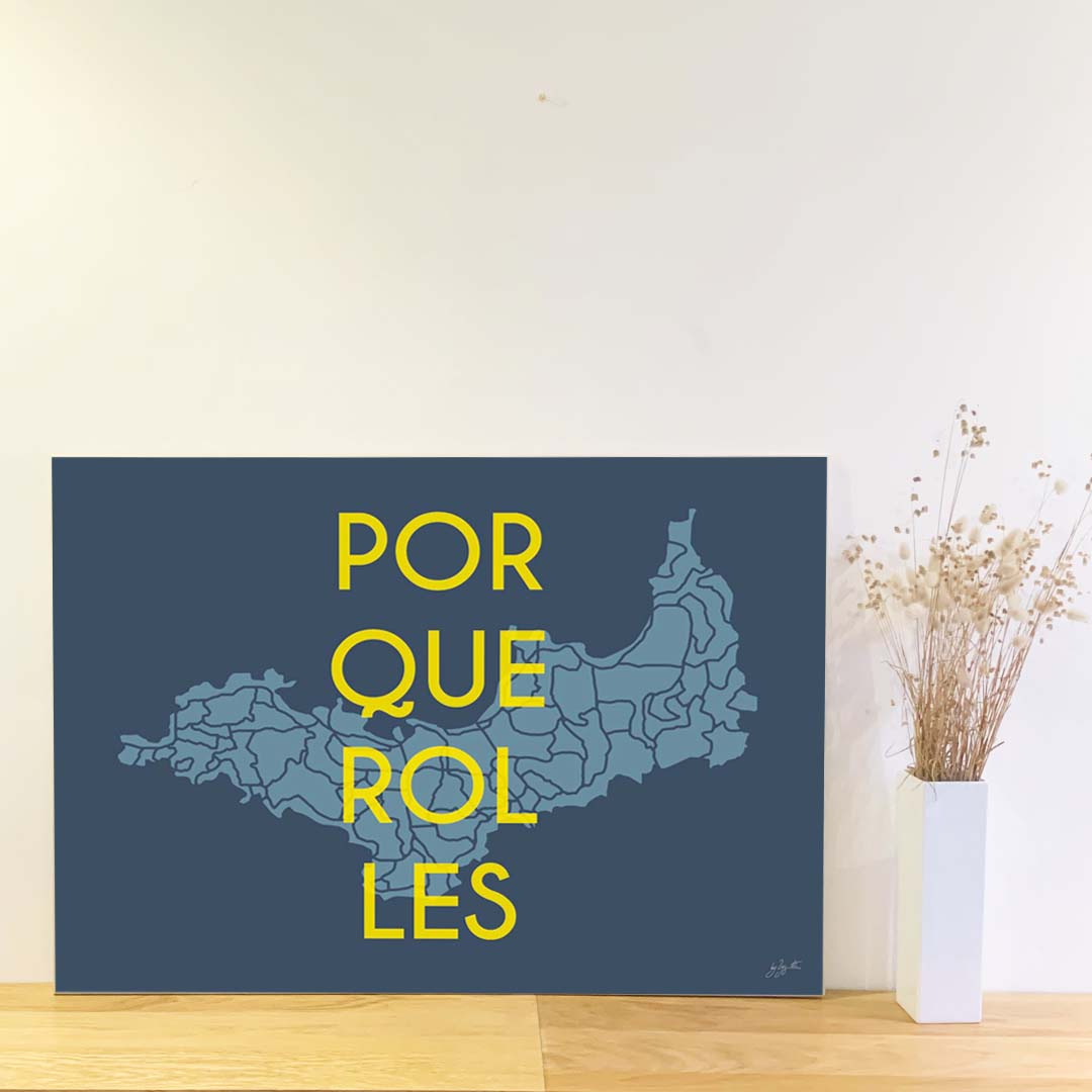 Affiche Porquerolles Méditerranée – décoration murale inspirée des plages et paysages de l’île de Porquerolles