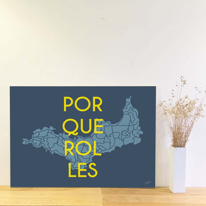 Affiche Porquerolles Méditerranée – décoration murale inspirée des plages et paysages de l’île de Porquerolles