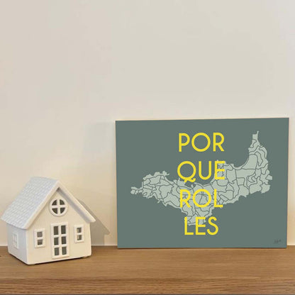 Affiche Porquerolles Méditerranée – décoration murale inspirée des plages et paysages de l’île de Porquerolles.  