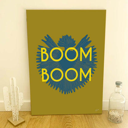 Boom Boom indian jaune - Laminé