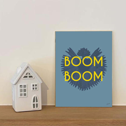 Boom Boom Bleu - Laminé