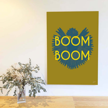 Boom Boom indian jaune - Laminé