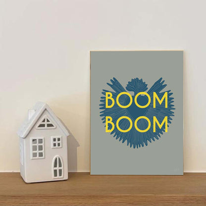 Boom Boom grey vert - Laminé