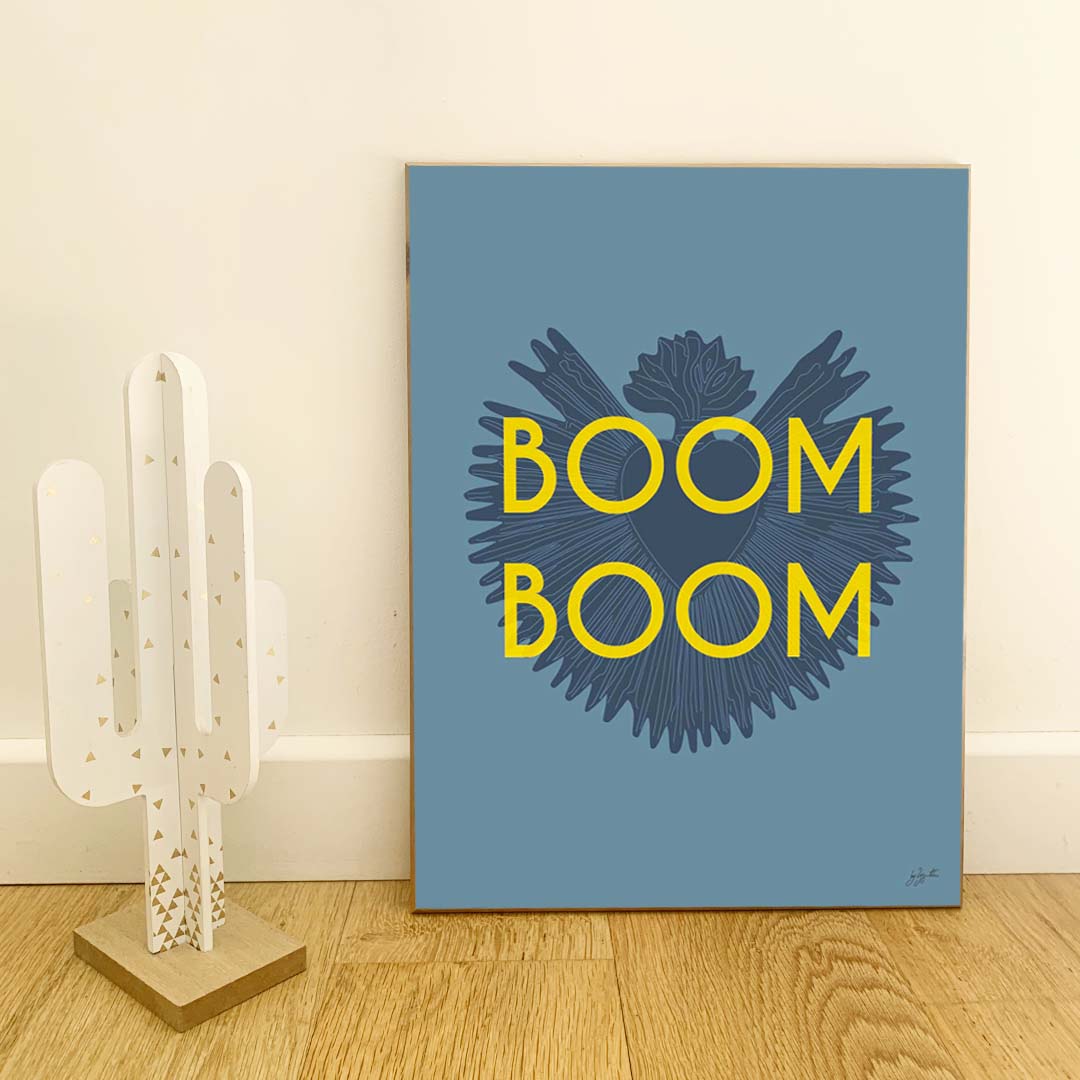 Boom Boom Bleu - Laminé