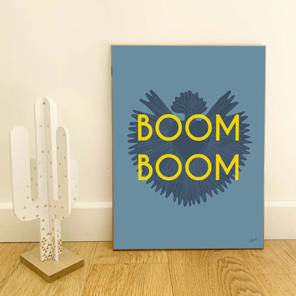 Boom Boom Bleu - Laminé