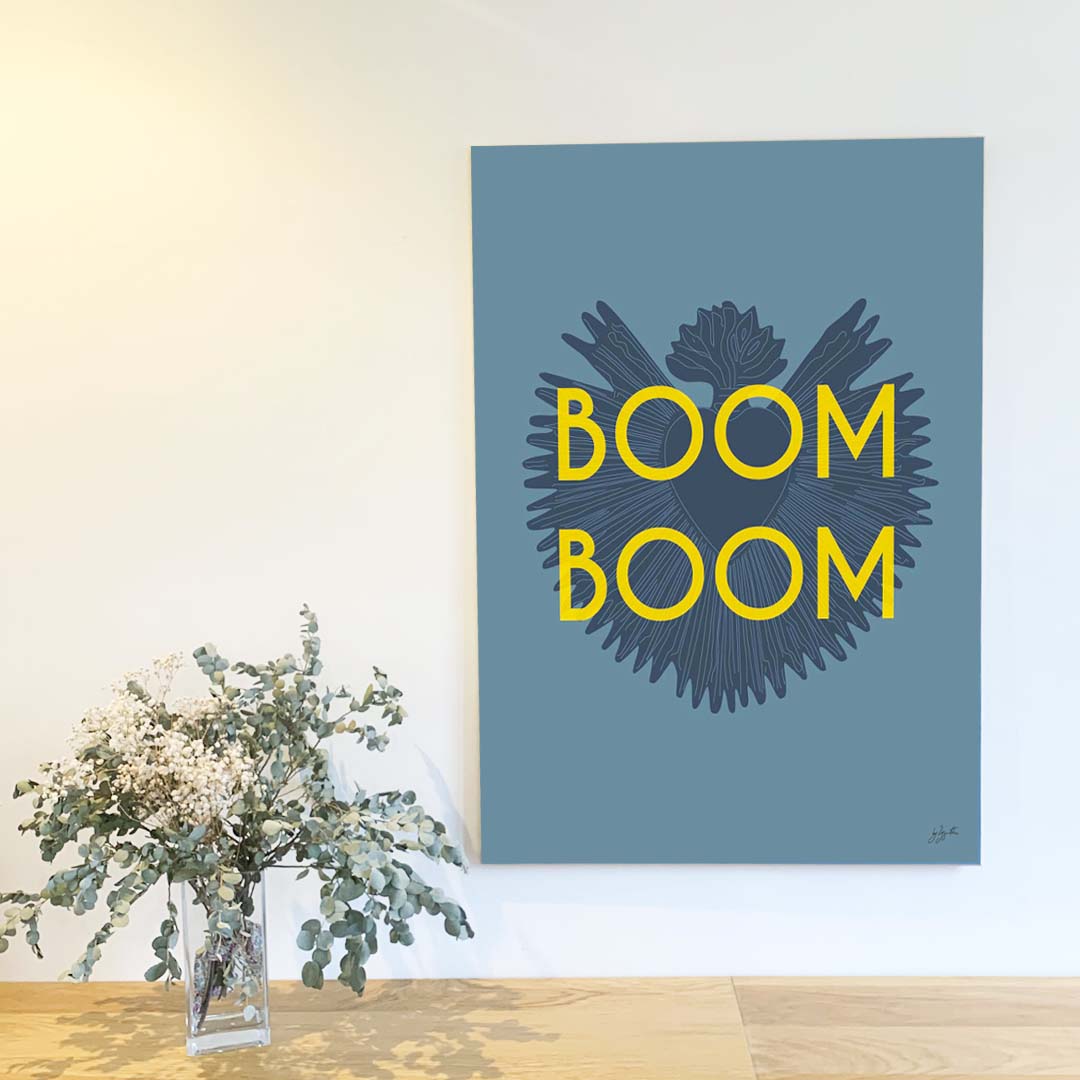 Boom Boom Bleu - Laminé