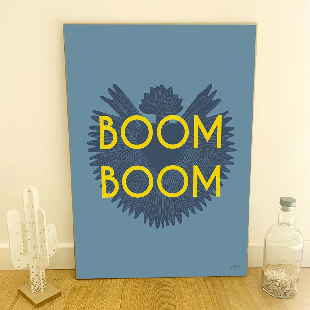 Boom Boom Bleu - Laminé