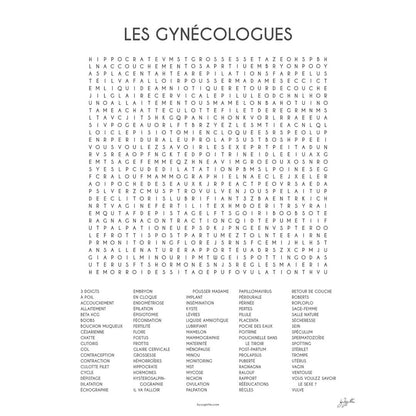 LES GYNECOLOGUES 60x80 cm