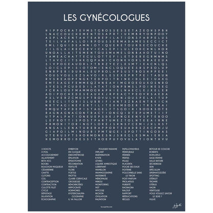 LES GYNECOLOGUES 60x80 cm