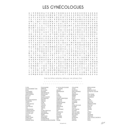 LES GYNECOLOGUES 70x100 cm