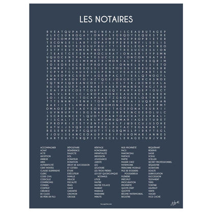 LES NOTAIRES 60x80 cm