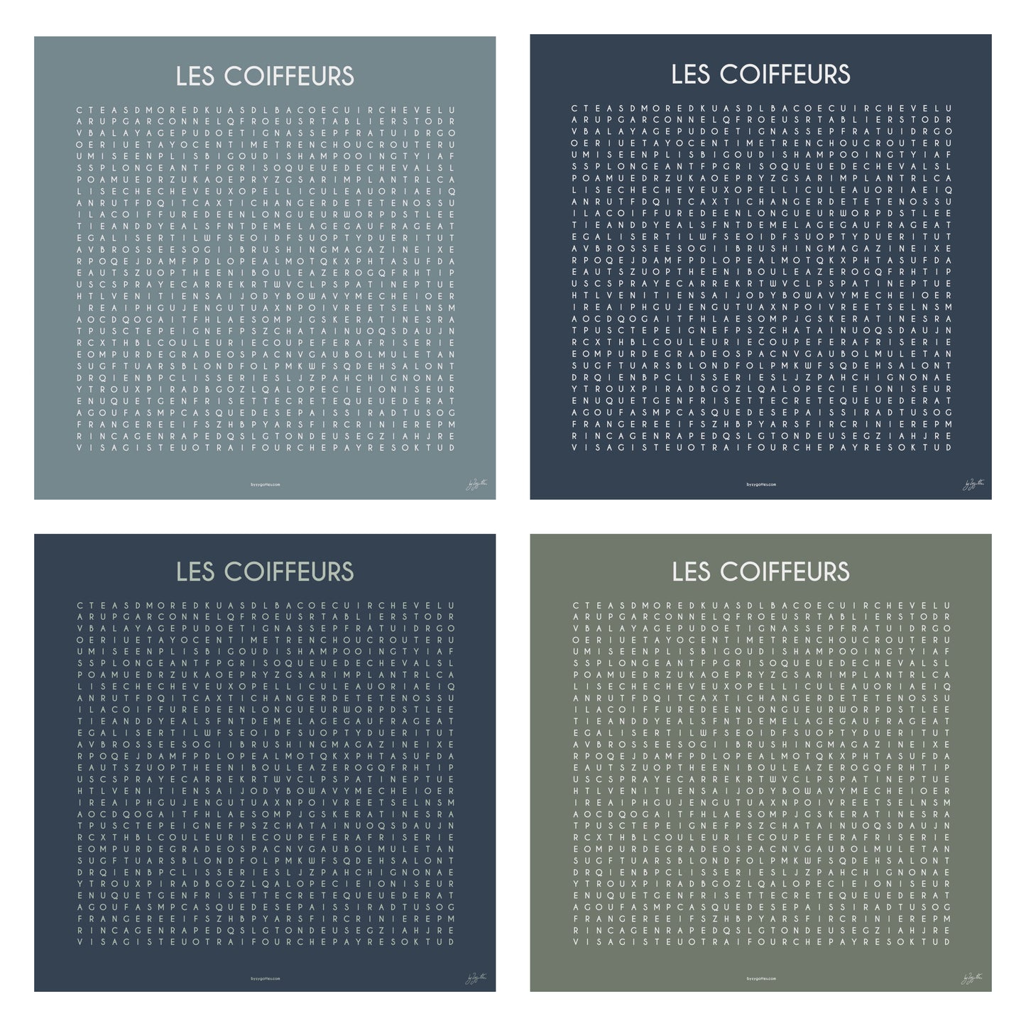LES COIFFEURS - Le carré