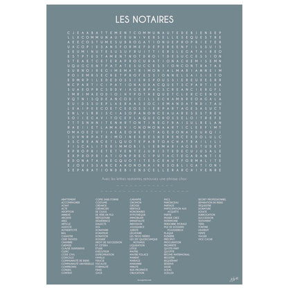 LES NOTAIRES 70x100 cm