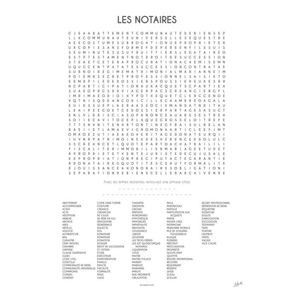 LES NOTAIRES 70x100 cm