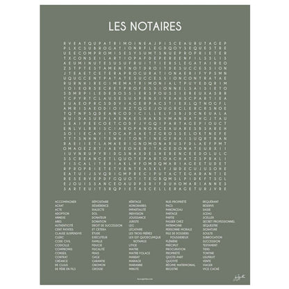 LES NOTAIRES 60x80 cm