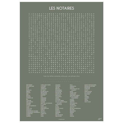 LES NOTAIRES 70x100 cm