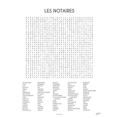 LES NOTAIRES 60x80 cm