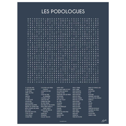 LES PODOLOGUES 50x70 cm