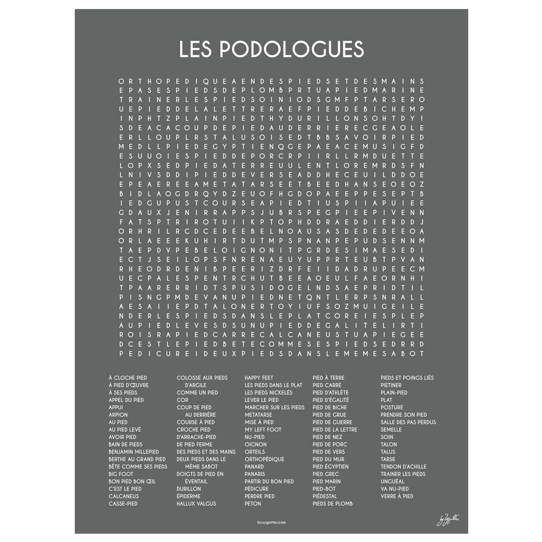 LES PODOLOGUES 60x80 cm