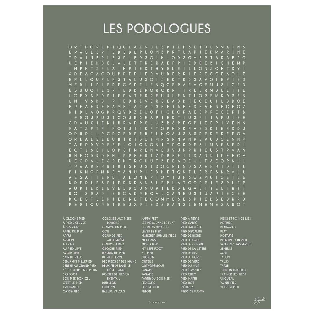 LES PODOLOGUES 60x80 cm