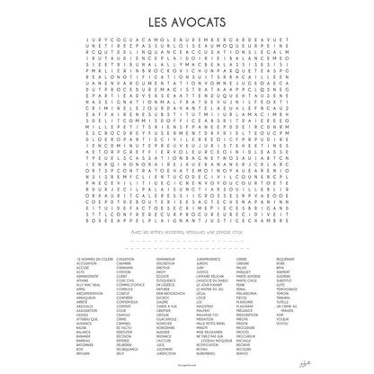 LES AVOCATS 70x100 cm