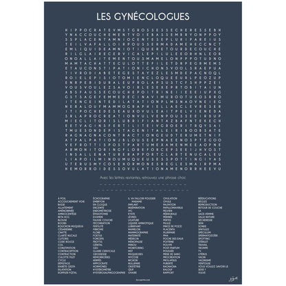 LES GYNECOLOGUES 70x100 cm