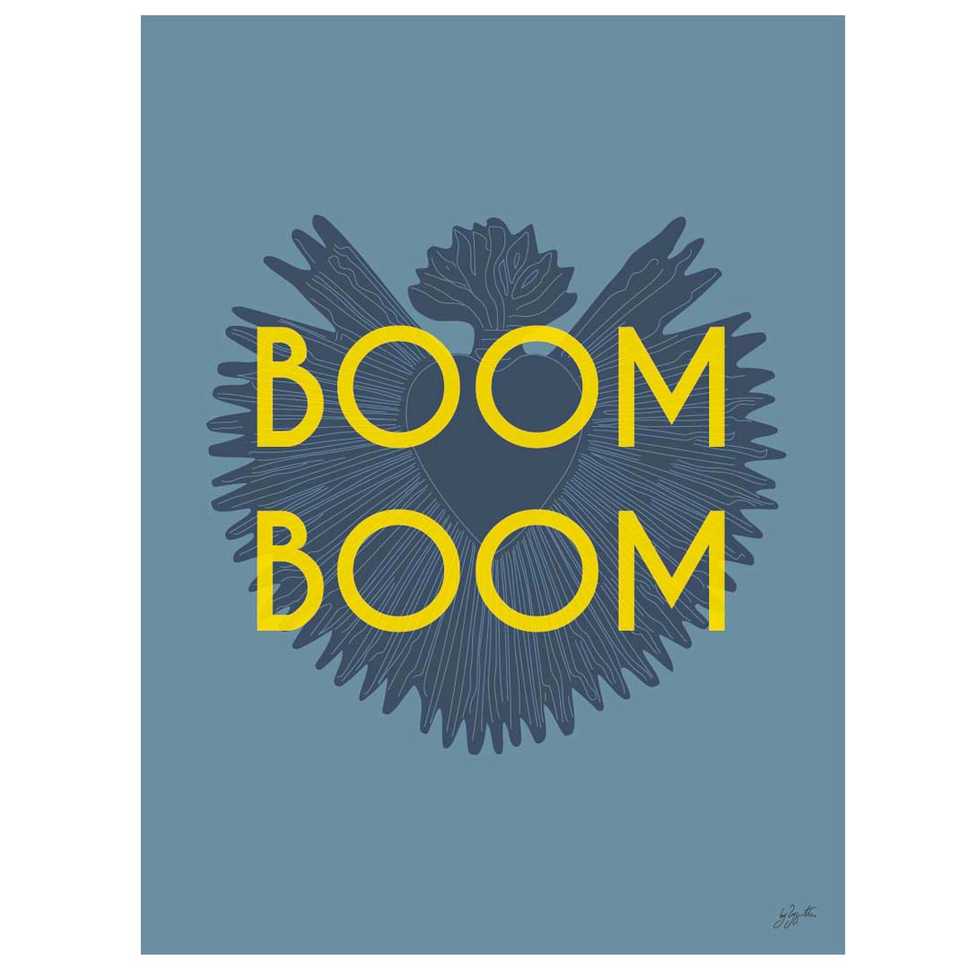 Boom Boom Bleu - Laminé