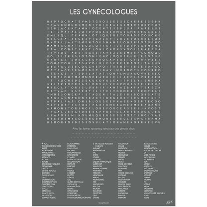 LES GYNECOLOGUES 70x100 cm