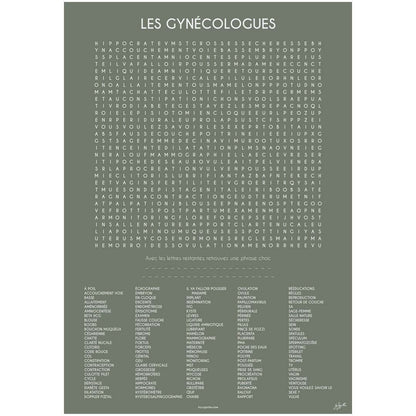 LES GYNECOLOGUES 70x100 cm