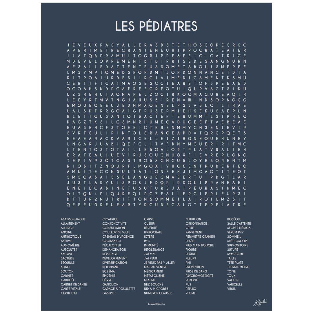 LES PEDIATRES 60x80 cm