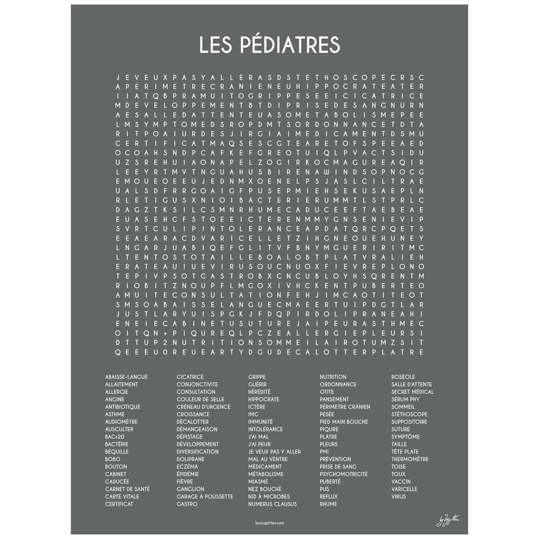 LES PEDIATRES 60x80 cm