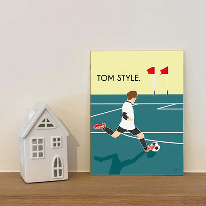 foot style. personnalisé - laminé