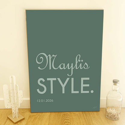 Name style - Laminé