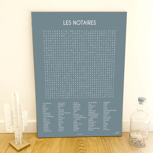 LES NOTAIRES 50x70 cm