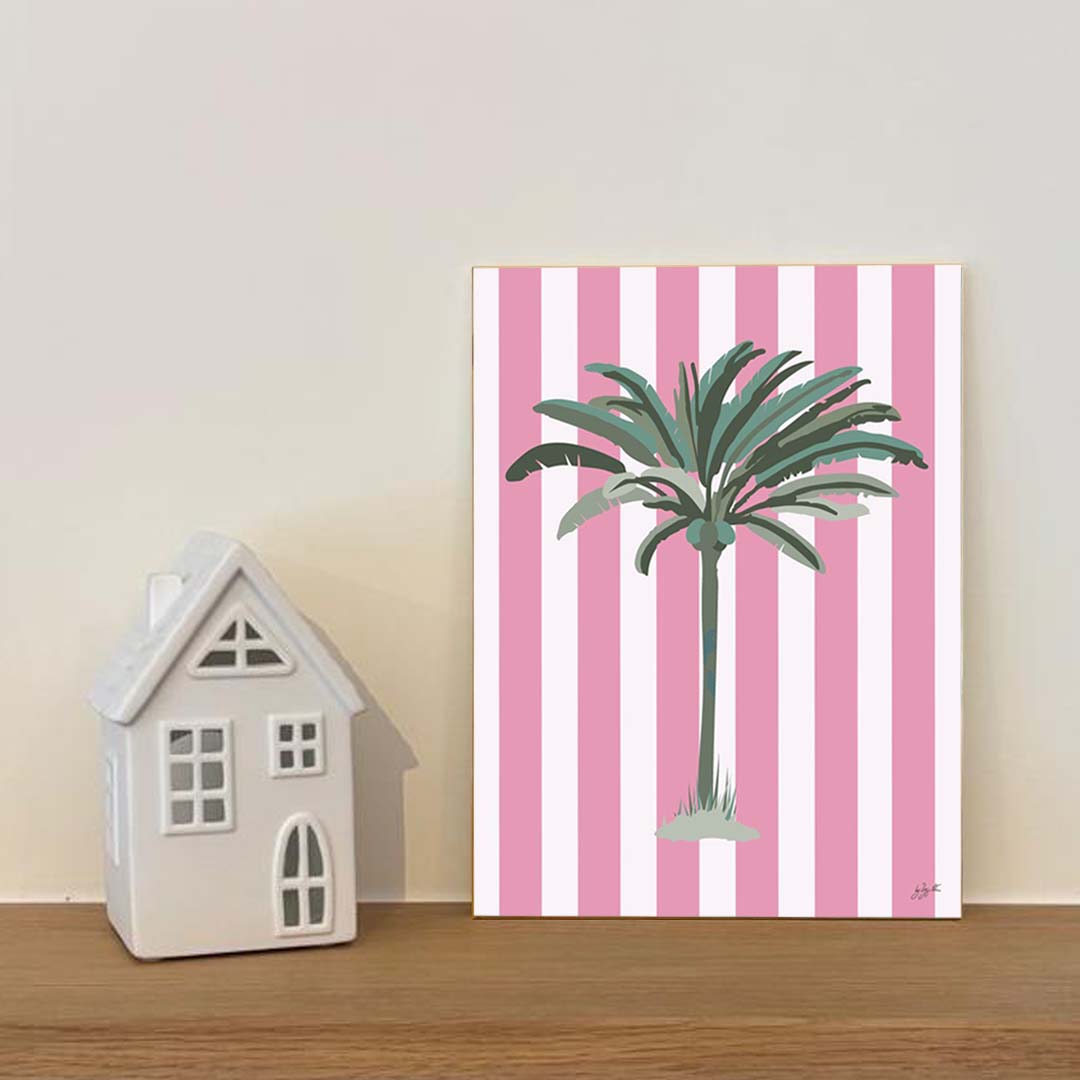 Palmyre rose Laminé