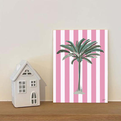 Palmyre rose Laminé