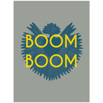 Boom Boom grey vert - Laminé