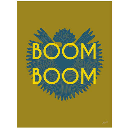 Boom Boom Indian jaune - bois brut