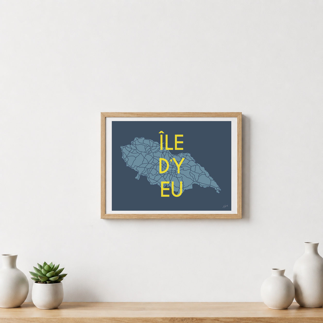 Poster Île d’Yeu Vendée – décoration murale inspirée des criques, de l’océan et des paysages insulaires.