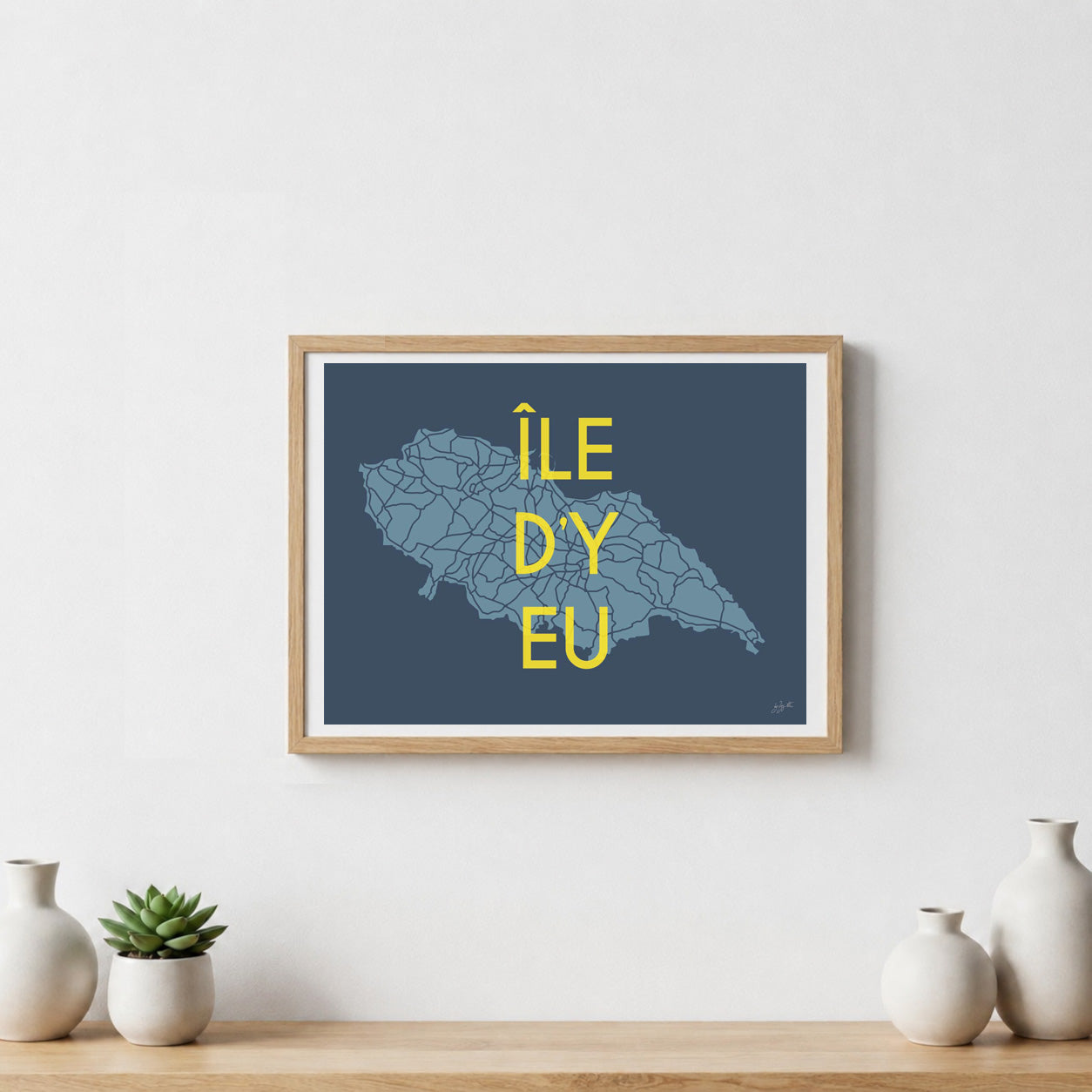 Poster Île d’Yeu Vendée – décoration murale inspirée des criques, de l’océan et des paysages insulaires.